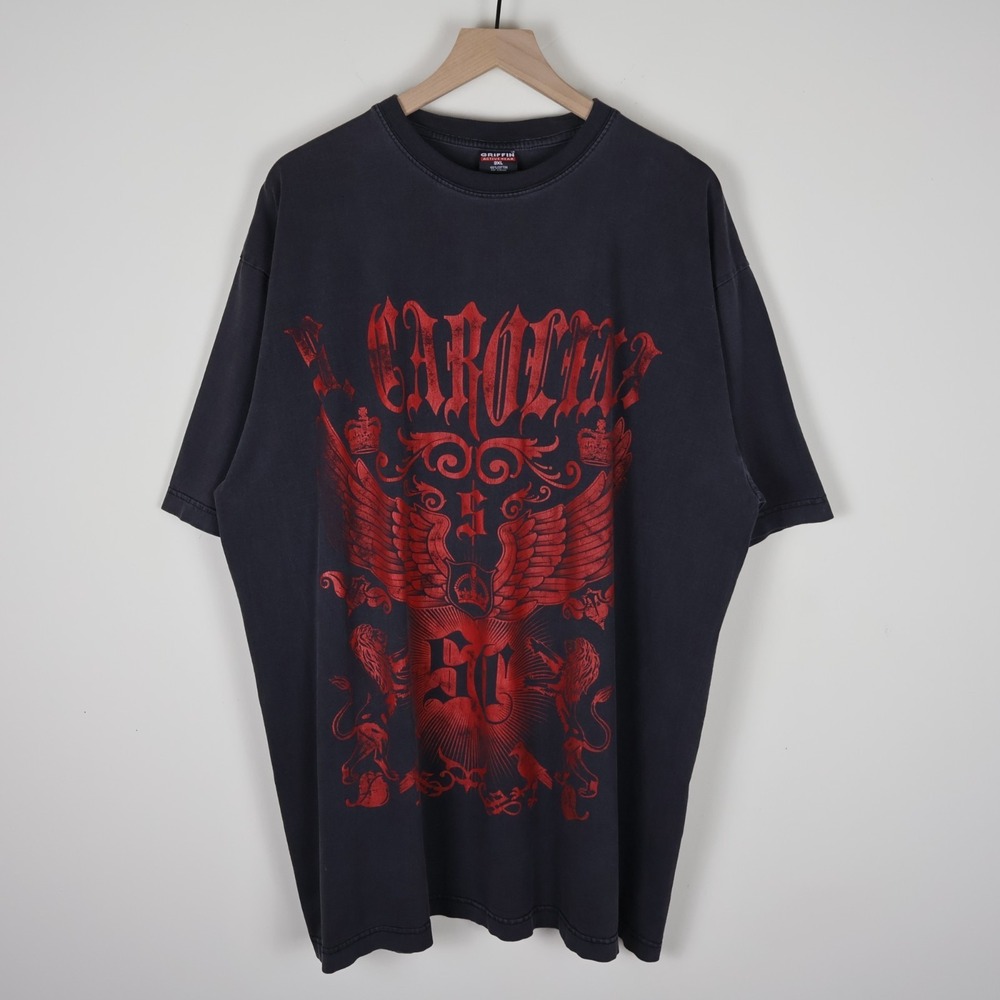 Y2K South Carolina Flea Market Shirt‎ Black 3XL 26.5x33